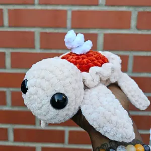 Handmade Crochet Pie Turtle