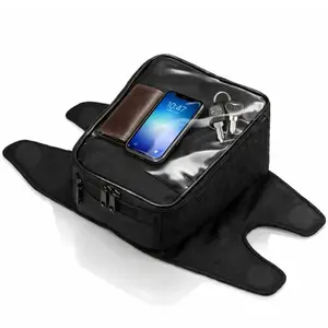 Magnetic Motorcycle Tank Bag with Window: Black, Universal Fit, 10 Liter Capacity, Water-Resistant