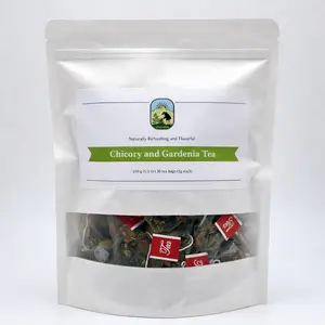 Chicory Gardenia Tea 30 Bags 150g Caffeine Free Botanical Blend Whole Cut Herbs Natural Herbal Tea