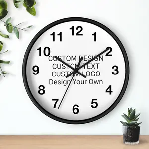 Customized Wall Clock - Customizable Silent Operating Analog Timepiece, Design Your Own| Shop Now!