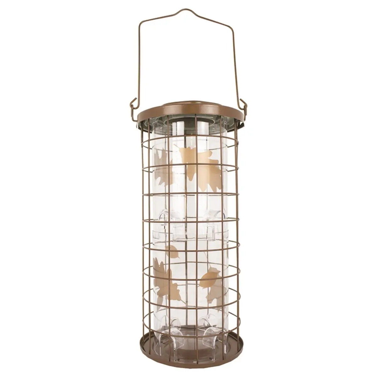 Perky-Pet Squirrel Stumper Hanging Bird Feeder - 3 lbs Capacity, 8 Ports, Metal & Plastic Construction, Powder-Coated, Heavy-Duty, Squirrel Guard, Hanging Feeder for Pet Supplies