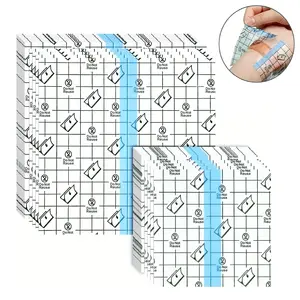 (50 Pieces)Transparent Waterproof Protection Stickers, Ultra-Thin PU Film, Anti-Fog, Non-Drop for Bathing and Sports, Invisible Self-Adhesive