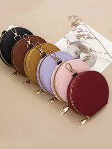 PU Leather Wallet, Ladies Wallet, Short Card Holder, Coin Purse, Simple, Portable, Elegant, Multifunctional, Practical, Fashionable, Minimalist Wallet, Ideal Gift