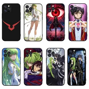 Code Geass Phone Case | Lelouch Lamperouge & C.C. Rebellion Fantasy Anime Art Cover For iPhone 11/12/13/14/15/16/17 Pro/Pro Max/Plus & Samsung S23/S24/S25/S26 Ultra, Protective Case For Code Geass Fans, Birthday/Christmas Gift