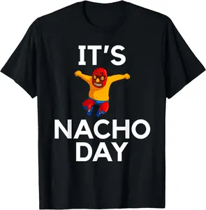 ucha Libre T-Shirt tshirt tee funny Nacho Shirt gift  T-Shirt Shortsleeve Unisex