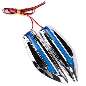 1 pair Car Side Lights 3W Car Accessories Blade Shape Car Lights LED Car Side Turn Signal Lights 12v Auto Lamps Blinker Lights