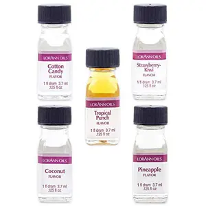 LorAnn SS Variety pack, 1 dram (.0125 fl oz - 3.7ml) bottles - 5 pack