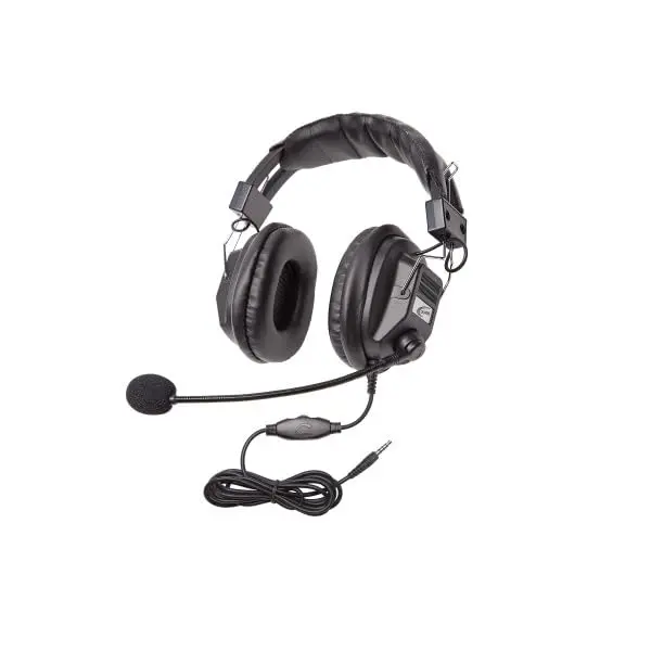 CALIFONE 3.5MM WIRED STEREO MONO HEADSET