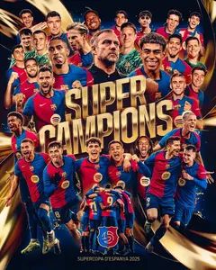 Barcelona Superchampionship Poster Wall Decor