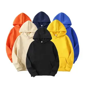 Fashion Men's Hoodie Casual Hoodies Pullovers Sweatshirts Men's Top Solid Color Hoodies Male Sweatshirt