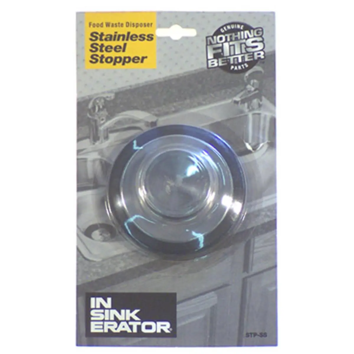 212 MAIN Heavy-Duty Stainless Steel Garbage Disposer Stopper - In-Sink-Erator Compatible Drain Cover (STPSS)