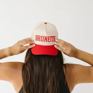The collective BRUNETTE hat