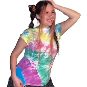 Customizable Tie Dye T-Shirts Unisex Casual Personalized