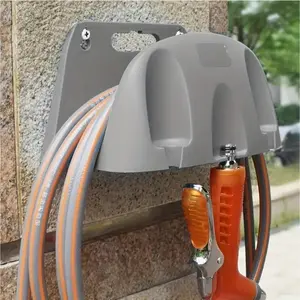 Wall Mount Hose Holder, Durable Hook for Garden Hose, Expandable Magic Hose and Garden Retractable Hose, Space-Saving Water Hose Reel, Garden Storage, Garden Accessories