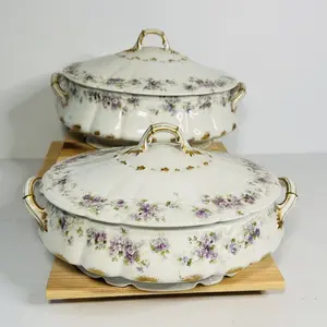 French Vintage Large Serving Platter, CH Field Haviland Limoges, GDA France