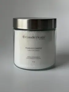 Pearled Candle Jar 16 oz