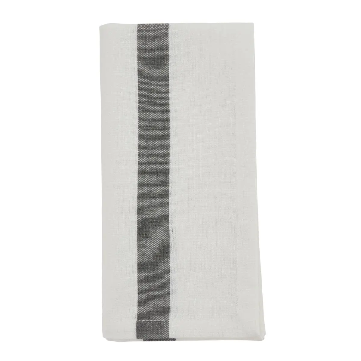 SARO 451.W20S Banded Design Table Napkins - Tableware Set of 4