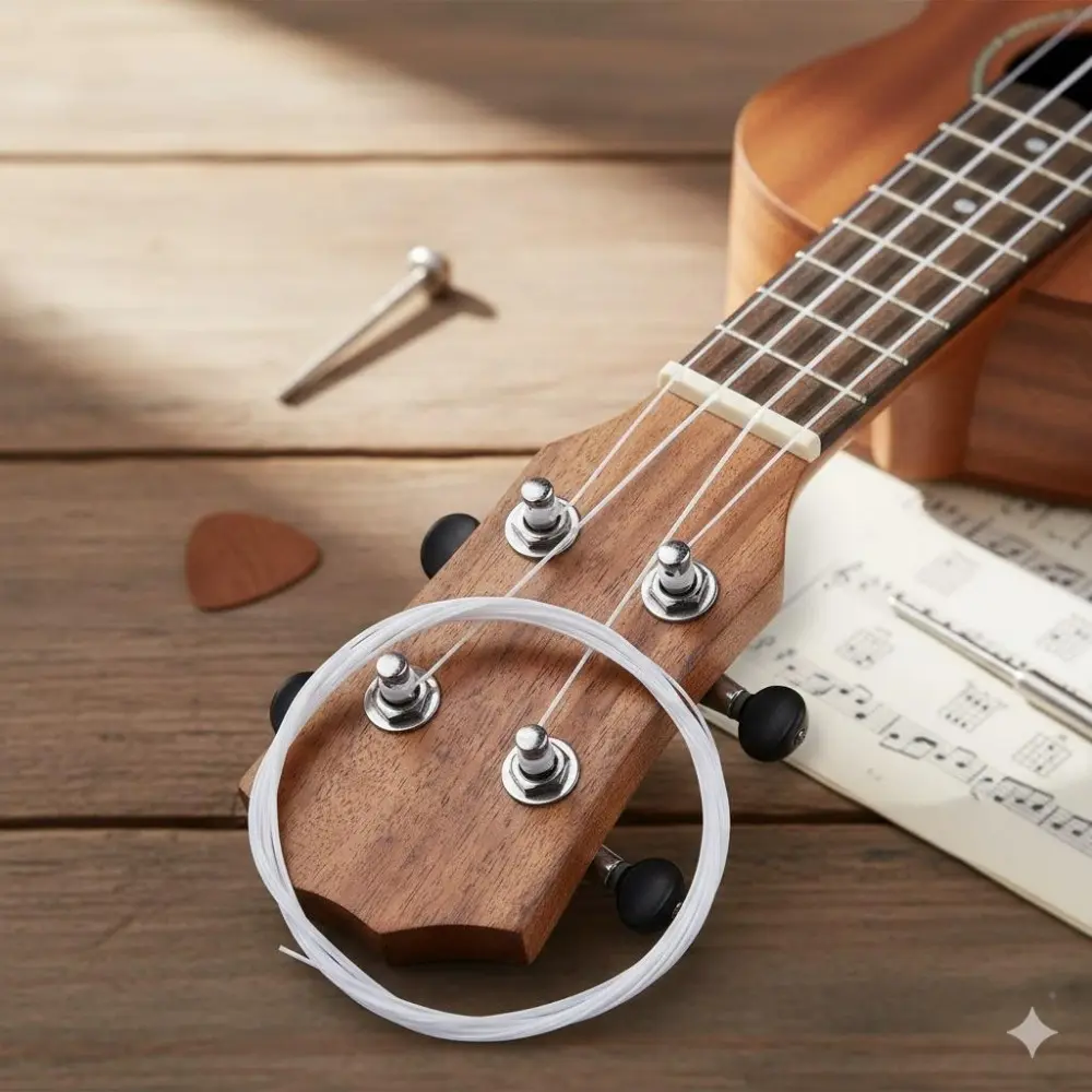 Nanotech Anti-Fungus Ukulele Strings Set - Rustproof, Unbreakable, Durable Performance Strings. Quick Tuning, Portable for Dorm, Camping & Travel. Perfect for Beginners & Pros!