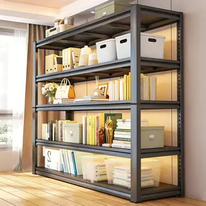 72-Inch Adjustable Garage Storage Rack| 5-Tier Metal Shelving Unit, 3000-Pound Capacity, Tool-Free Assembly, Easy-to-Assemble Multi-Purpose Shelving for Warehouses, Basements, Pantries, Kitchens, Workshops, and Offices