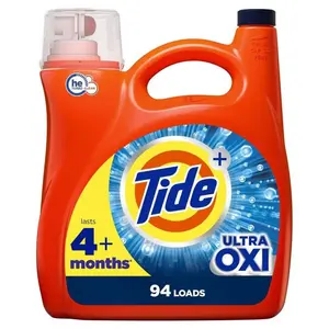 Ultra Oxi HE Unscented Liquid Laundry Detergent, 94-Loads, 132 fl. oz.