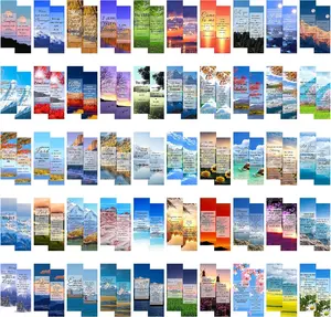 150Pcs Bible Verse Bookmarks, Double Sided Scripture Christian Book Marks Motivational Inspirational Book Markers Encouraging Bookmark for Women Men Religious Prayer Easter Christian Gifts Piklodo