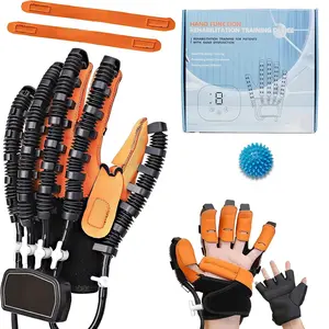 Hand Stroke Robot Gloves Hemiplegia Training Equipment Physical Therapy Exercise Gloves for Finger Straightening Splints Paralysis Workout Forearm Strengthener Ergonomic Grip