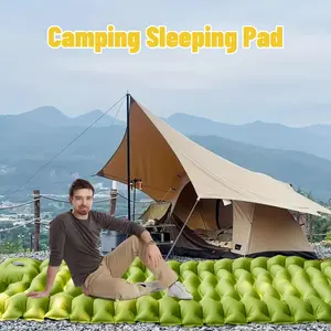 Self-Inflating Camping Sleeping Mat - Built-in Pump, Ultra-Light & Durable. Compact Design with Carrying Bag, Perfect for Backpacking/Camping & Side Sleepers!