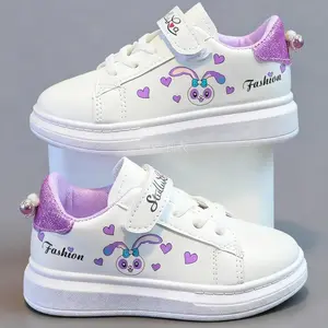 NewCute Comfortable Girls Flat Casual Sports Shoes, Fashionable Easy Slip-On Design for School Play Park Travel(Gift)11