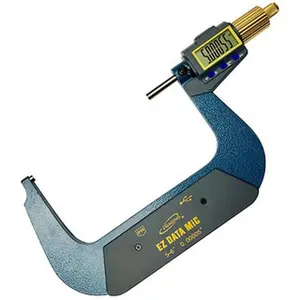 iGaging X-Large Display Electronic Bluetooth Capable Micrometer 5-6"/125-150mm Range, Lcd Screen, Data Output