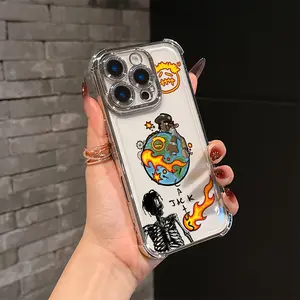 Rapper Cactus Jack Phone Case Suitable for iPhone 17 17Air 16, 15, 14, 13, 12, 11 Pro Max, X, XS Max,Plus - Shockproof Transparent Soft Back Cover Aesthetic Protective