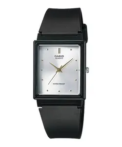Casio Women’s Black Strap Watch with Silver Dial - MQ-38-7A