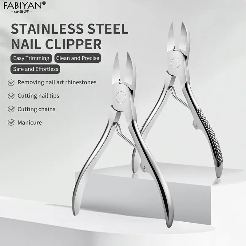 Ingrown Toenail Clippers Cuticle Cutter Stainless Steel Pliers Cuticle Remover Nippers Nail Trimmer Clipper Pedicure Tool