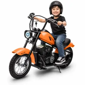 24V Electric Dirt Bike - Ride on Motorcycle for Teens Ages 13+ with 250W Motor, 15 MPH Speed, LED Lights & Shock Springs