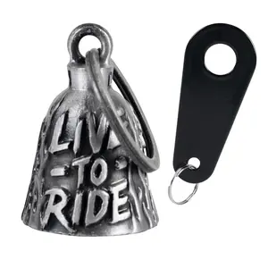 Dream Apparel I Love You Bell, Christmas/Halloween Bell, Gremlin/Guardian Motorcycle Bell/Motorcycle Key Chain For Women Men W/Hanger Bikers, Bell For Riders, Good Luck Riding Bell SpiritBell Moto Accessories