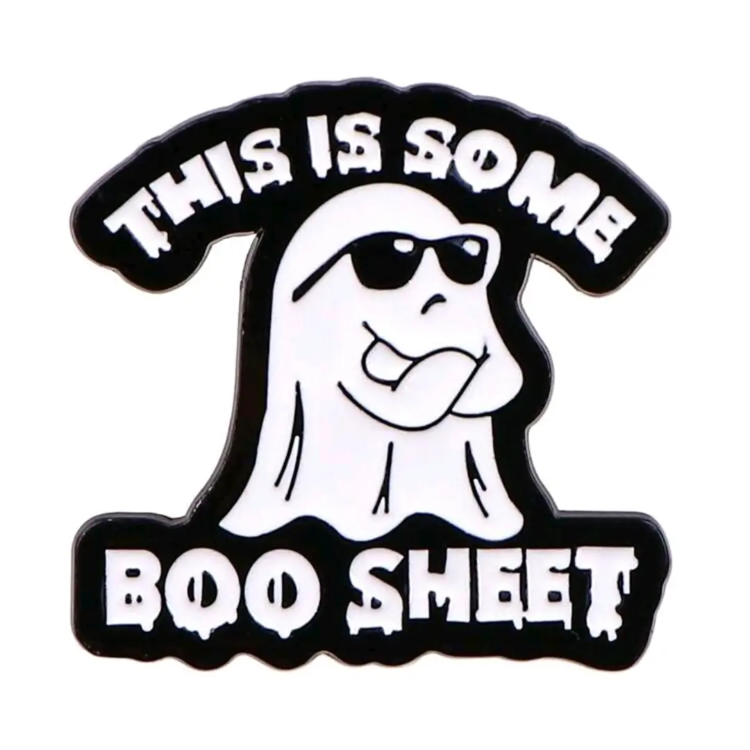 This is some BOO sheet enameled pin.