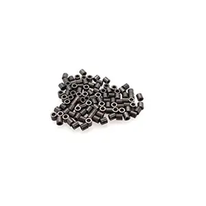 100pcs Gunmetal Finish Copper Tube Crimp Beads, 2 X 2MM, by CRAFT WIRE