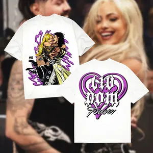 Liv Morgan and Dominik Mysterio T-Shirt WWE Graphic Tee for Wrestling Fans Short Sleeve Crew Neck Soft Cotton Wrestling Shirt Perfect Gift for WWE Fans Pro Wrestling Fans American Made Fightwear