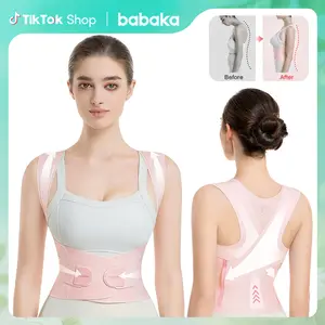 Babaka Posture Corrector for Women & Men, Invisible Lightweight Back Brace, Adjustable Upper & Lower Back Support, Improve Posture & Shoulder Alignment, Comfort Fit for Daily Wear Under Clothes – Mother’s Day Gift