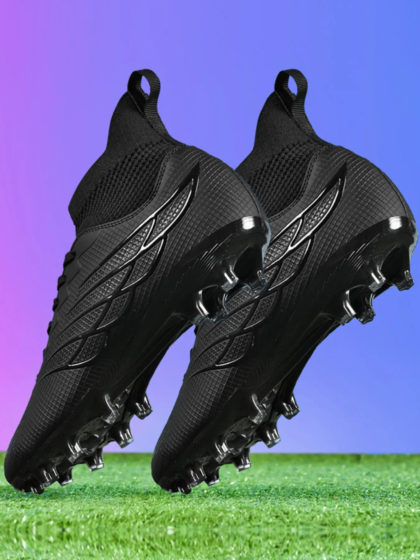 High-Quality Unisex Soccer Boots, Soccer Shoes, Football Boots, Men's Ag Cleats, Anti-Slip Breathable Design, Durable Tpu Sole, Ideal for Training, Outdoor Use