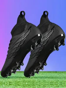 High-Quality Unisex Soccer Boots, Men's Ag Cleats, Anti-Slip Breathable Design, Durable Tpu Sole, Ideal for Training, Outdoor Use