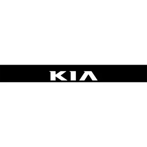 Custom KIA Windshield Banner with Black Background Graphic Decal / Sticker Vinyl Decal