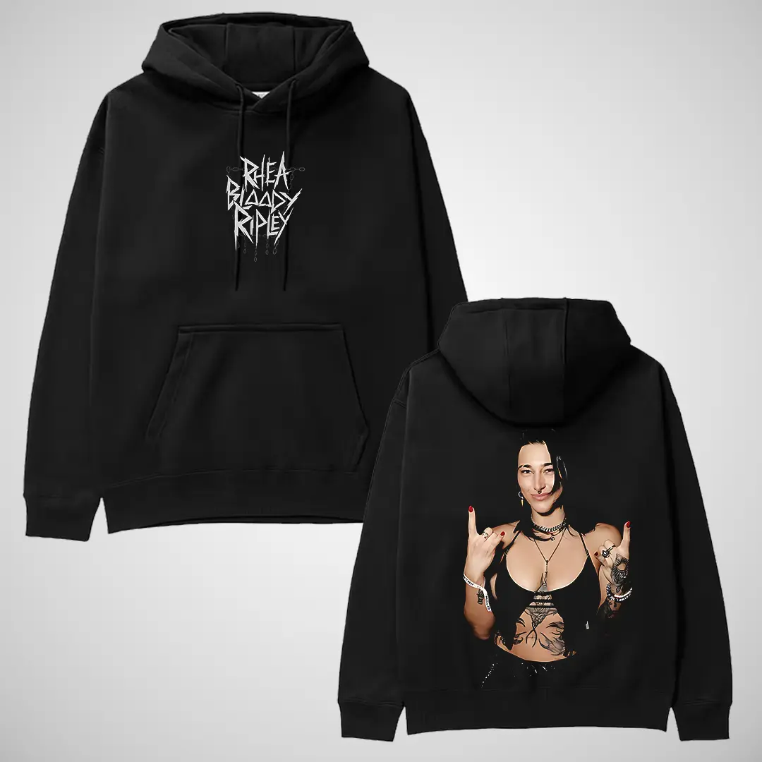 Rhea Ripley Men's Sweatshirt, Relaxed Fit Graphic Crewneck Pullover in Cotton Blend - Official WWE Wrestling Apparel, Casual Streetwear Sweatshirt, Longsleeves, Ultra Cotton, Graphic Print, Standard Sizes, 3Xl, 7-Day Return/Exchange Policy, Cold Wash, Cre