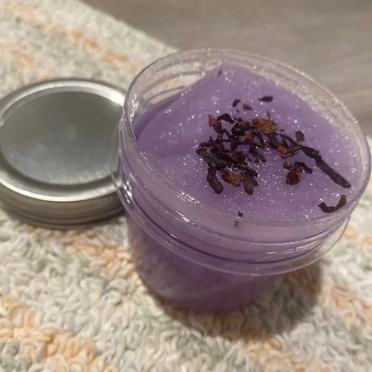 Lavender hibiscus, sugar scrub Organic Organic Organic Organic