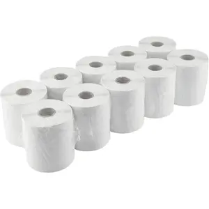 2500 count 4"x 6" Direct Therma abes White Perforated Shipping abe, Compatibe with Zebra, Roo, Jadens, Neko, 250 abes per Ro, 10 Ros