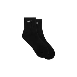 SET SHORTY SOCKS - ONYX/WHITE