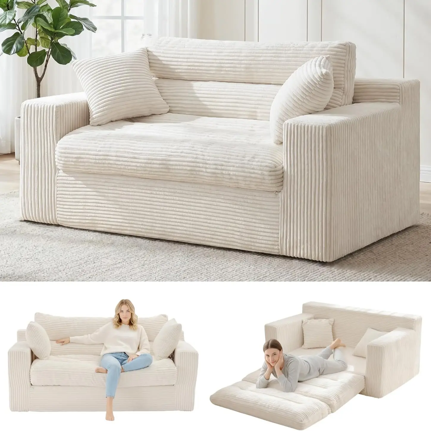 Loveseat-Beige
