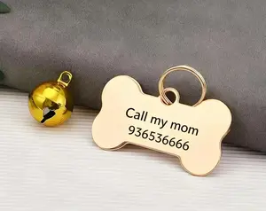 Custom Pet Tag Service, Dog Tags & Cat Tags, Personalized  Pet Tag for Easy Identification and Customer Satisfaction,bone shape pet tag,bone dog tag,bone cat tag