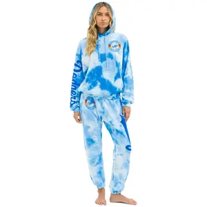 LOS ANGELES DODGERS HAND DYED SWEATPANTS - TIE DYE BLUE