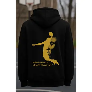 Mamba Mentality Legacy Hoodie, Kobe Bryant Tribute, 24 & 8 Black Mamba Snake + Dunk Silhouette Design