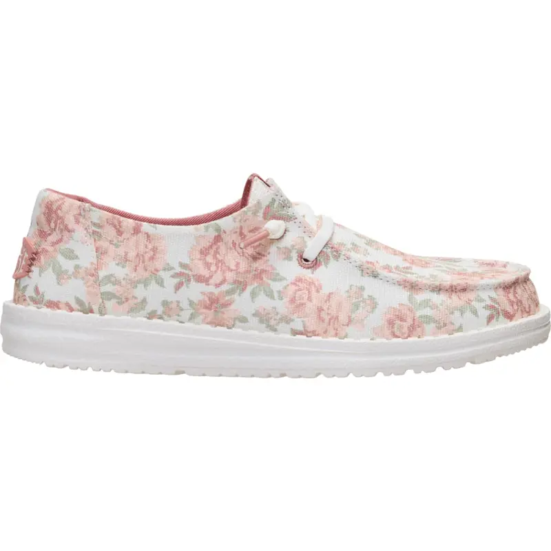 HEYDUDE Wendy Washed Floral - Comfortable Slip on Shoes